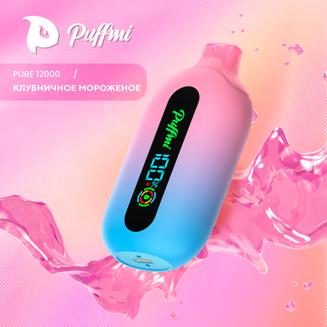Puffmi PURE V2 Strawberry Sundae ( Клубничное Мороженое) 12000 затяжек