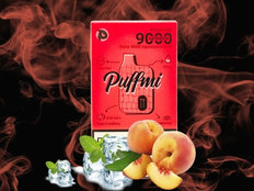 PuffMi DURA V2 Персик Лёд 9000 затяжек