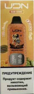 UDN BAR Orange Kiwi 12000 затяжек
