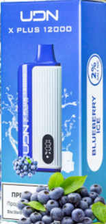 UDN BAR X PLUS Черничный Лёд 12000 затяжек