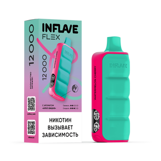INFLAVE FLEX Арбуз Вишня 12000 затяжек