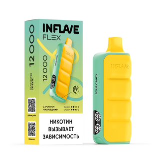 INFLAVE FLEX Кислое Драже 12000 затяжек