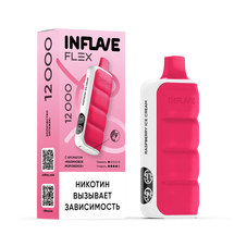 INFLAVE FLEX Малиновое Мороженое 12000 затяжек