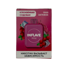 INFLAVE MINI Клюквенная Содовая 1000 затяжек