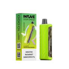 INFLAVE OMEGA Кислое Зелёное Яблоко 10000 затяжек