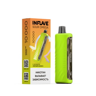 INFLAVE OMEGA Кислый Ананас 10000 затяжек