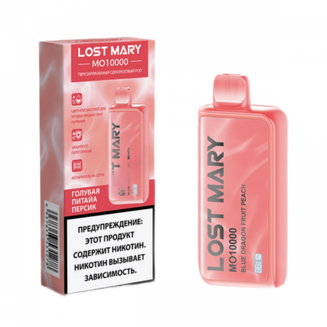 LOST MARY MO Голубая Питайя Персик 10000 затяжек
