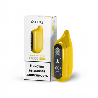 PLONQ MAX PRO Банановый Шейк 10000 затяжек