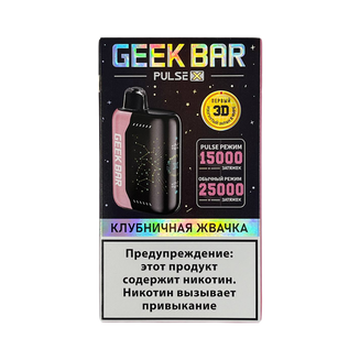 GEEKBAR PULSE Клубничная Жвачка 25 000 затяжек