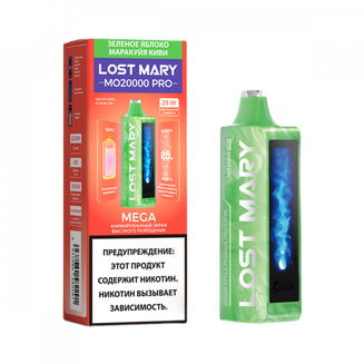 LOST MARY мо PRO Зелёное Яблоко Маракуйя Киви 20000 затяжек