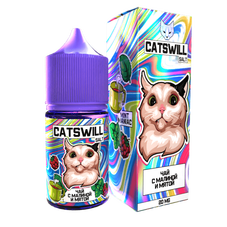 Жидкость Catswill STRONG Чай с Малиной и Мятой 30 мл