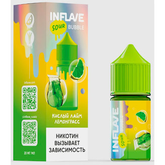 Жидкость INFLAVE BUBBLE Кислый Лайм Лемонграсс