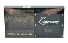 Сигареты Cigaronne Royal Slims XL Black